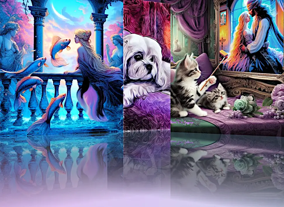 Opere digitali “Innocent Animals” di Stefania De Gregori Joieartist, animali realistici e poetici in arte digitale.